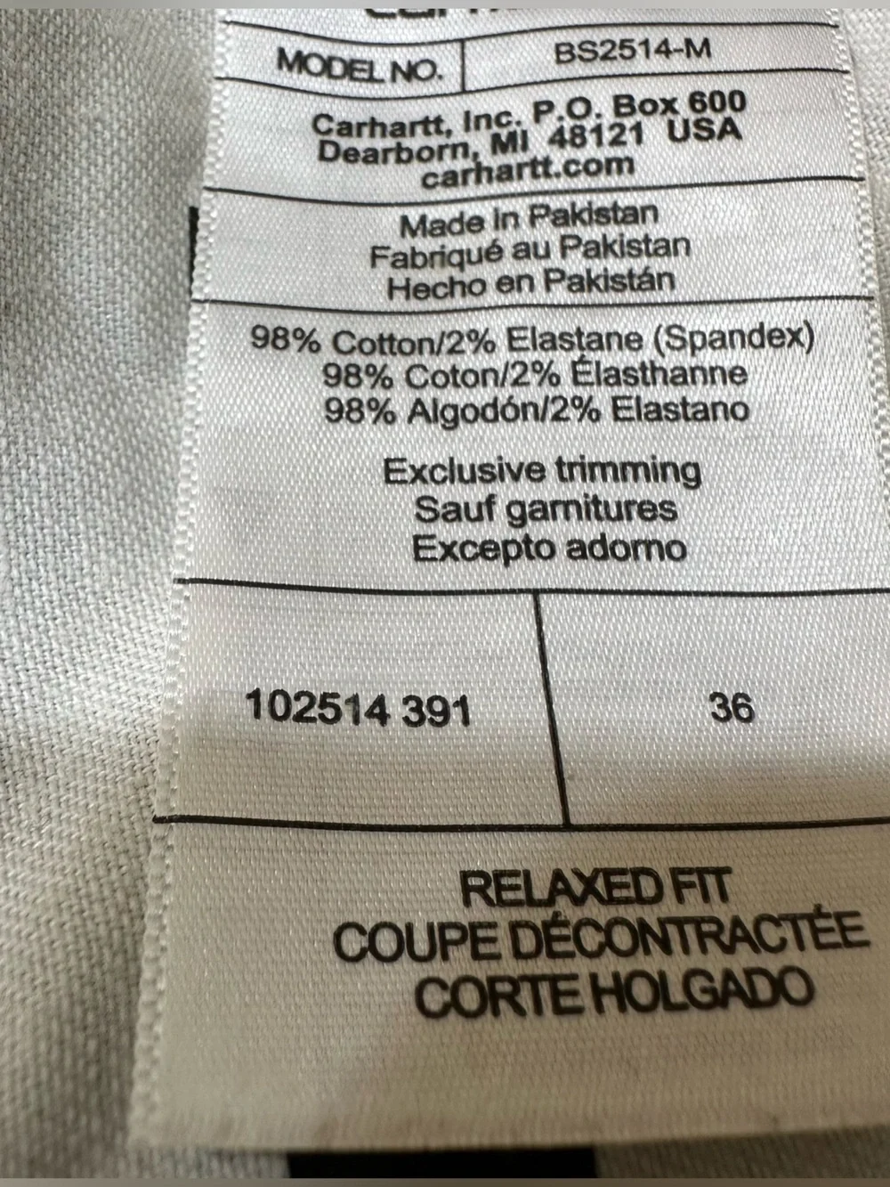 Carhartt good pre
